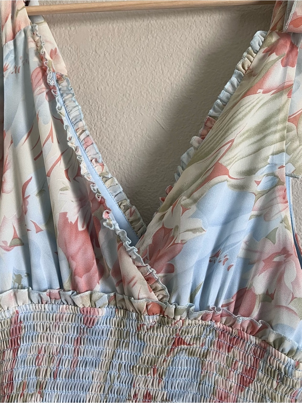 Petal and Pup Christabel Floral Print Sleeveless Tiered Maxi Dress size M - Picture 2 of 3